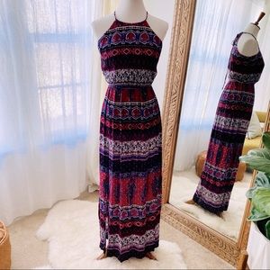 Charlotte Russe Paisley Print Maxi Dress